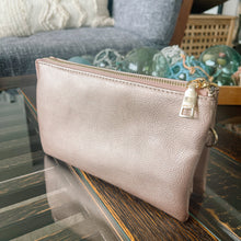 Load image into Gallery viewer, Rose Gold Crossbody Clutch Purse