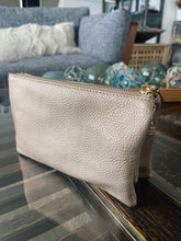 Load image into Gallery viewer, Pewter Crossbody Clutch Purse
