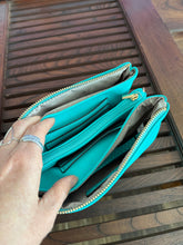 Load image into Gallery viewer, Metallic Purple Crossbody Clutch Purse