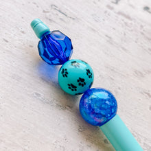 Load image into Gallery viewer, Bead Pen Blue Dog Paws