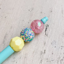 Load image into Gallery viewer, Bead Pen Sky Blue Cupcake Sprinkles