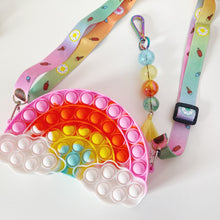 Load image into Gallery viewer, Rainbow Pop-able Sensory Crossbody Bag
