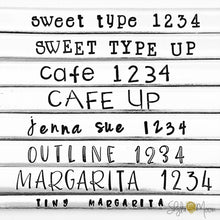 Load image into Gallery viewer, Initials Cuff Bracelet (Skinny Cuff)