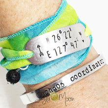 Load image into Gallery viewer, Personalized Cuff Bracelet, Children's Name Jewelry (Skinny Cuff)