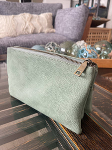 Hunter Green Crossbody Clutch Purse