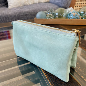 Seafoam Crossbody Clutch Purse