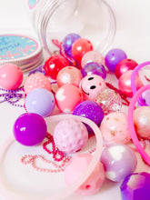 Load image into Gallery viewer, Bead Party To-Go Kit in &#39;Berry Fun&#39; with Jelly Bracelets
