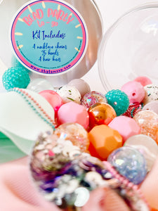 Bead Party To-Go Kit in 'Girlie Glitz' with Hair Bows