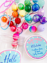 Load image into Gallery viewer, Bead Party To-Go Kit in &#39;Over The Rainbow&#39; with Jelly Bracelets

