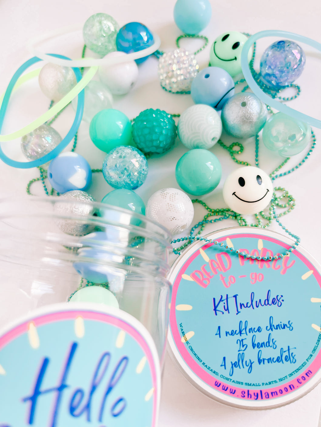 Bead Party To-Go Kit in 'The Sky's The Limit' with Jelly Bracelets