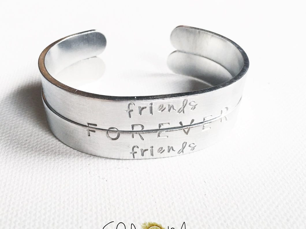 BFF Friendship Cuff Bracelets (Medium Cuffs)