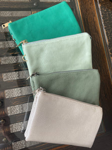 Hunter Green Crossbody Clutch Purse