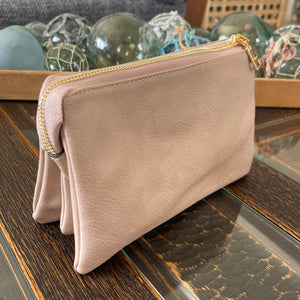 Ballet Slipper Pink Crossbody Clutch Purse