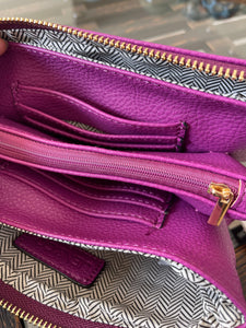 Earth Gray Crossbody Clutch Purse