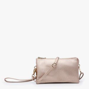 Rose Gold Crossbody Clutch Purse