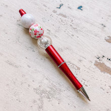 Load image into Gallery viewer, Bead Pen Red Roses
