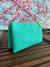 Load image into Gallery viewer, Aqua Crossbody Clutch Purse
