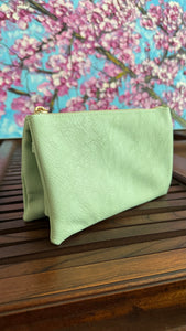 Seafoam Crossbody Clutch Purse
