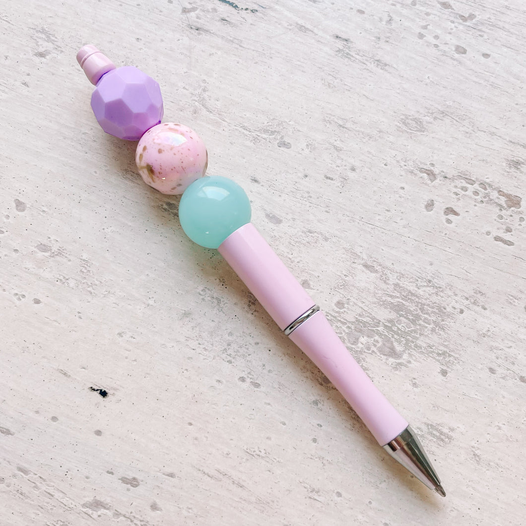 Bead Pen Blue Pastel Dream