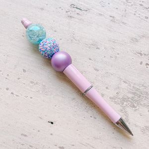 Bead Pen Pink Cupcake Sprinkles