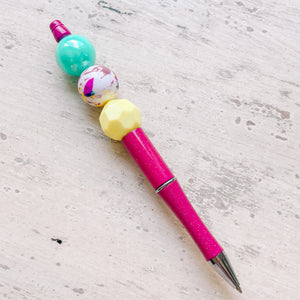 Bead Pen Raspberry Pink Animal Vibes