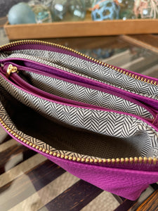Lavender Crossbody Clutch Purse