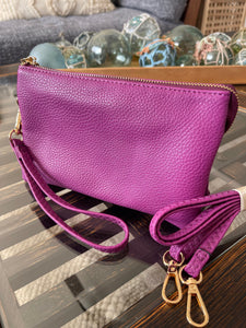 Lavender Crossbody Clutch Purse