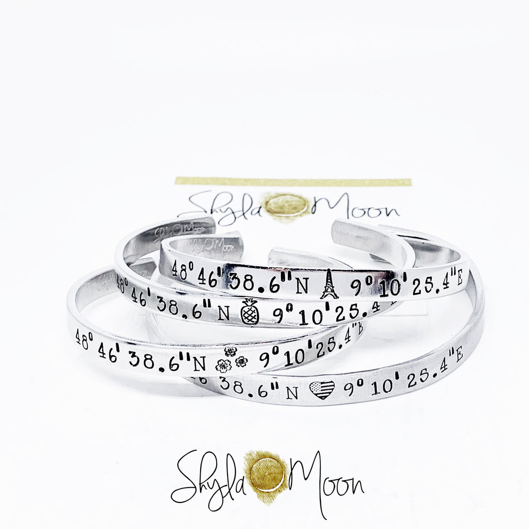 Coordinate Cuff (Skinny Cuff)