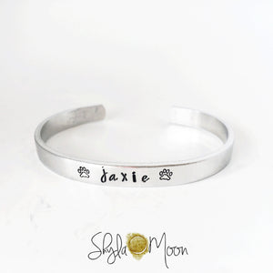Pet Name Bracelet (Skinny Cuff)