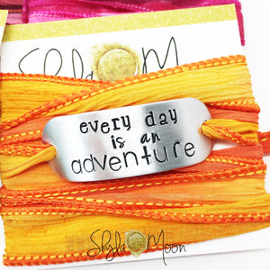 Enjoy The Journey (Hibiscus) <b>Step #1</b> for Wrap Bracelet <b> Ready To Ship</b>