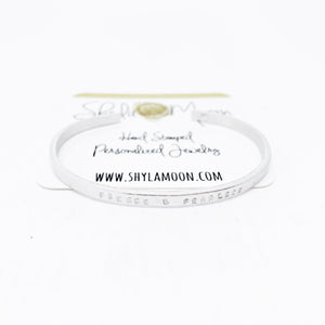 Design Your Own Cuff Bracelet (Super Skinny Cuff)