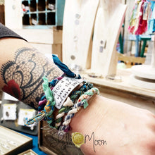 Load image into Gallery viewer, Enjoy The Journey (Hibiscus) &lt;b&gt;Step #1&lt;/b&gt; for Wrap Bracelet &lt;b&gt; Ready To Ship&lt;/b&gt;
