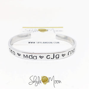 Design Your Own Cuff Bracelet (Skinny Cuff)