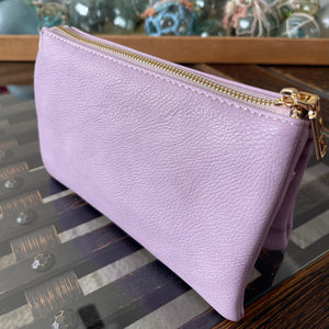 Lavender Crossbody Clutch Purse