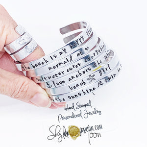 Beach Theme (Skinny Cuff) You Pick