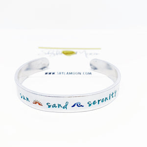 Sun, Sand, Serenity (Medium Cuff) <b>Ready To Ship</b>