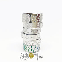Load image into Gallery viewer, Adjustable Ring Hand Stamped
