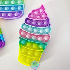 Popit Pop-able Toy Rainbow Colors