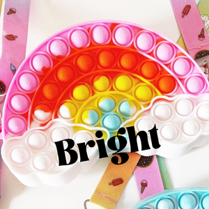 Rainbow Pop-able Sensory Crossbody Bag