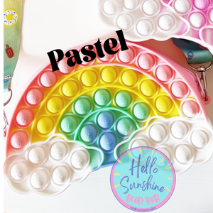 Rainbow Pop-able Sensory Crossbody Bag