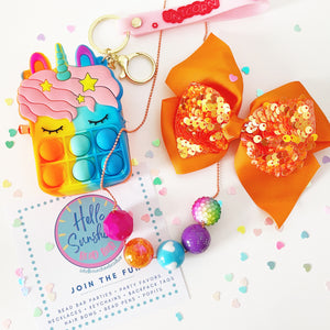 Party Gift Set, Rainbow Unicorn Birthday Gift Set