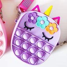 Load image into Gallery viewer, Unicorn Popit Crossbody Bag
